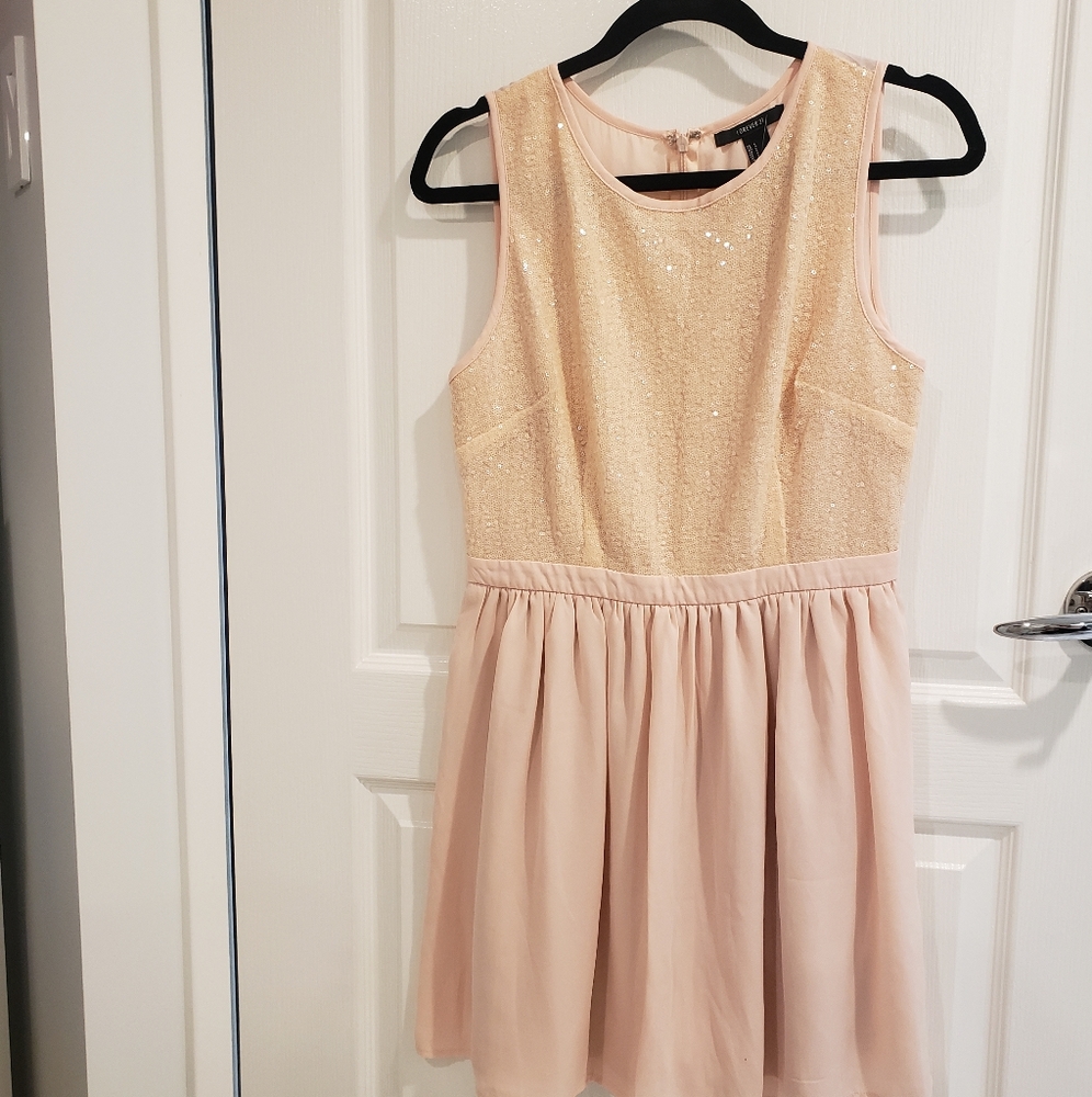 Seashell Pink/Salmon Dress Forever21